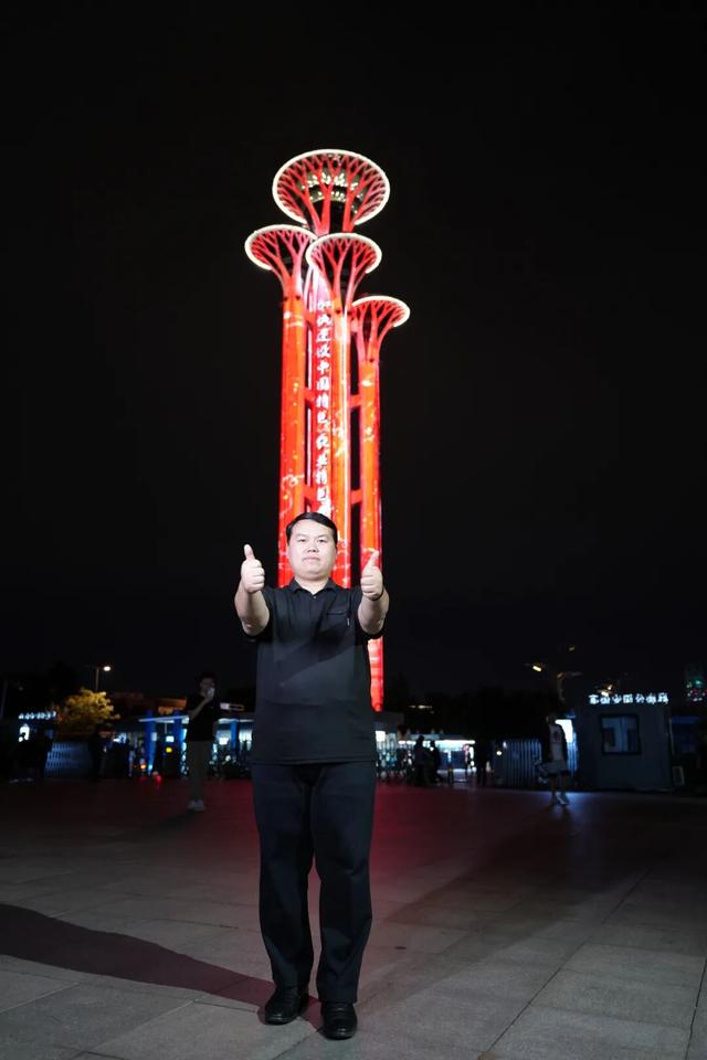 昨夜专属CAUer的奥林匹克塔，你打卡了吗？