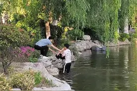 徐州一女童落水被救起，家长赶来先责怪孩子，救人者：家长当时吓坏了，后来已道谢图片