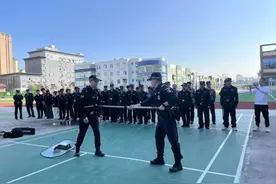 乐山市井研县师范学院附属小学城南校区举行研城、来凤教育督导责任区安保技能现场培训会图片