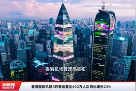 香港国际机场8月客运量达492万人次同比增长23%视频封面