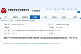 V观财报｜广州万隆被监管：营销素材存在误导性内容等图片