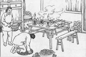 顾士云 | 崇明旧俗——烧总台图片