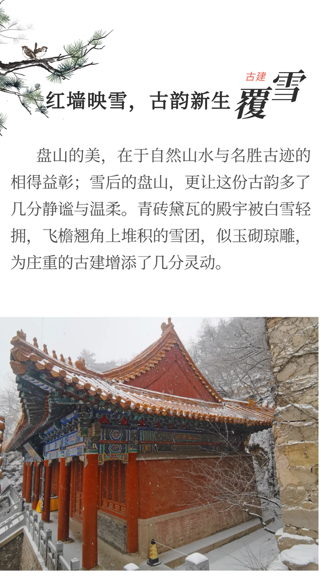 雪漫盘山！京东第一山的初雪，把冬天写成了古韵长诗