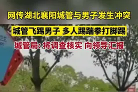 网传湖北襄阳城管与男子发生冲突，城管局: 将调查核实 向领导汇报图片