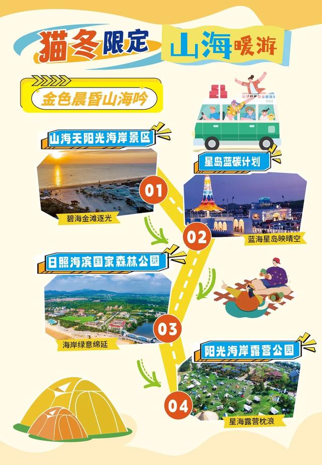 山海天的“猫冬限定”暖游图鉴来咯！