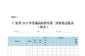 广东省2025年专科批次院校第二次征集志愿，今日15时启动图片