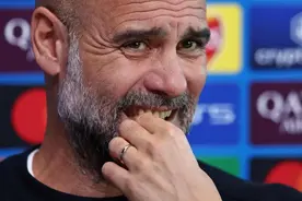 欧冠｜曼城领先三球被逼平，六场不胜，瓜迪奥拉把光头都挠破了图片