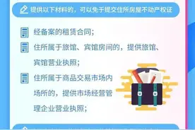 登记可以免交住所使用证明？办法来了→图片