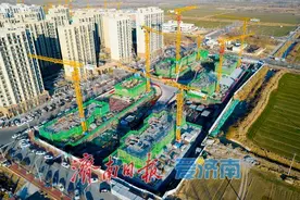 崔寨街道B-11地块城中村改造项目雏形初现，预计2025年下半年交付图片