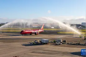 吉祥航空上海-悉尼航线成功首航图片