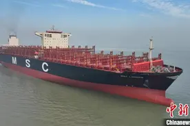 “MSC伦敦”轮完成改装 刷新箱船改造工程量之最图片