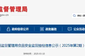 湖北省十堰市市场监督管理局食品安全监督抽检信息公示（2025年第2期）图片