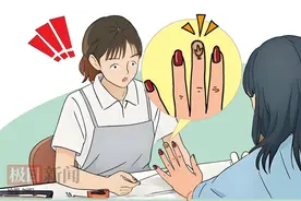 女子频繁美甲，指甲长出“三叉戟”，武汉专家提醒图片