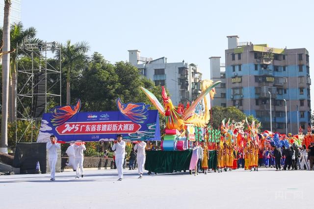 2025广东省非遗彩街大巡游在清远亮相