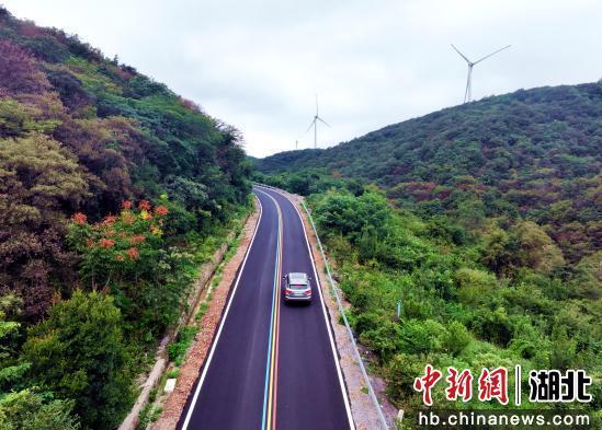人在画中行！荆门东宝圣境山旅游公路后山段提质升级