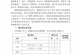2025体育单招|陕西师范大学运动训练专业拟招70人图片