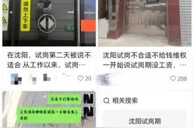沈阳多家公司招聘要求无薪“试岗”，律师：该行为违法，员工可索赔图片