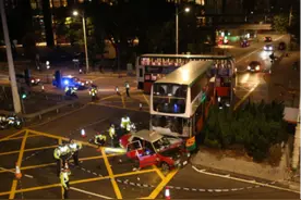港媒：香港湾仔一地发生交通事故致两人死亡，其中一人为内地女子图片
