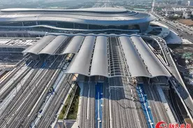 上海松江站本月底开通运营，这座“上海第三大枢纽车站”有何亮点？图片