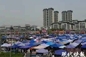 江苏东海水晶大集火了，有摊主一天卖出10万元图片