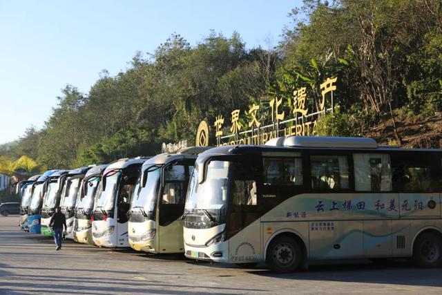 看梯田更方便了!元阳哈尼小镇开通交通专线