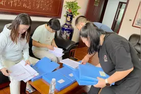 秦都区安委办到咸阳血站进行重点行业领域安全风险评估图片