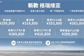 29.98万起！新款格瑞维亚上市！升级四驱、还带一体式航空座椅？图片