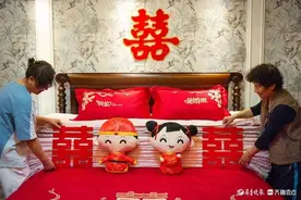 今视角|铺婚床图片