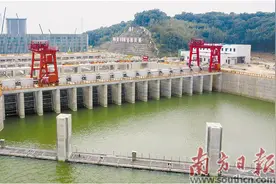 珠三角水资源配置工程输水隧洞启动充水图片