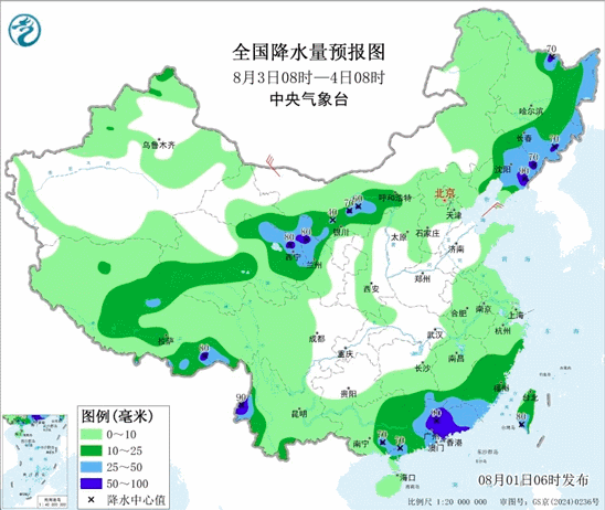 7月北方下了多少雨