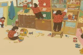 “幸福”她是个调皮小孩，最爱和你我玩“躲猫猫”！用这组插画点亮你的新一周吧~图片