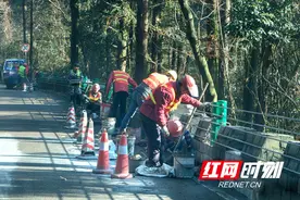 张家界国家森林公园：景区公路防护设施“提质”图片