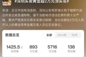 冲上热搜！买卖黄金须实名？深圳公安部门发布风险告知书图片