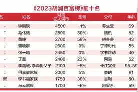 胡润百富榜发布：19位“90后”上榜，其中3位白手起家图片
