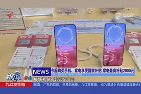 今起购买手机、家电享受国家补贴 家电最高补贴2000元视频封面