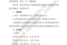 2024湖北高考分数线出炉！本科首选物理437分，首选历史432分图片