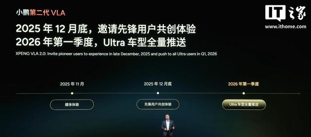 小鹏第二代 VLA 模型发布：首发没导航也能用，官宣开源