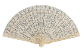 象牙拉丝、三层浮雕，一扇看尽传统绝艺｜莞博藏品图片