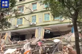 现场直击丨曼德勒震中居民：我爸妈被大楼压住了图片