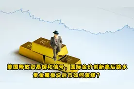 美国释放贸易缓和信号，国际金价创新高后跳水，贵金属板块后市如何演绎？丨一大板块图片