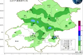 今晚风大雨急，北京多地降下冰雹！图片