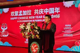 总台春晚宣传片亮相孟加拉国多地图片