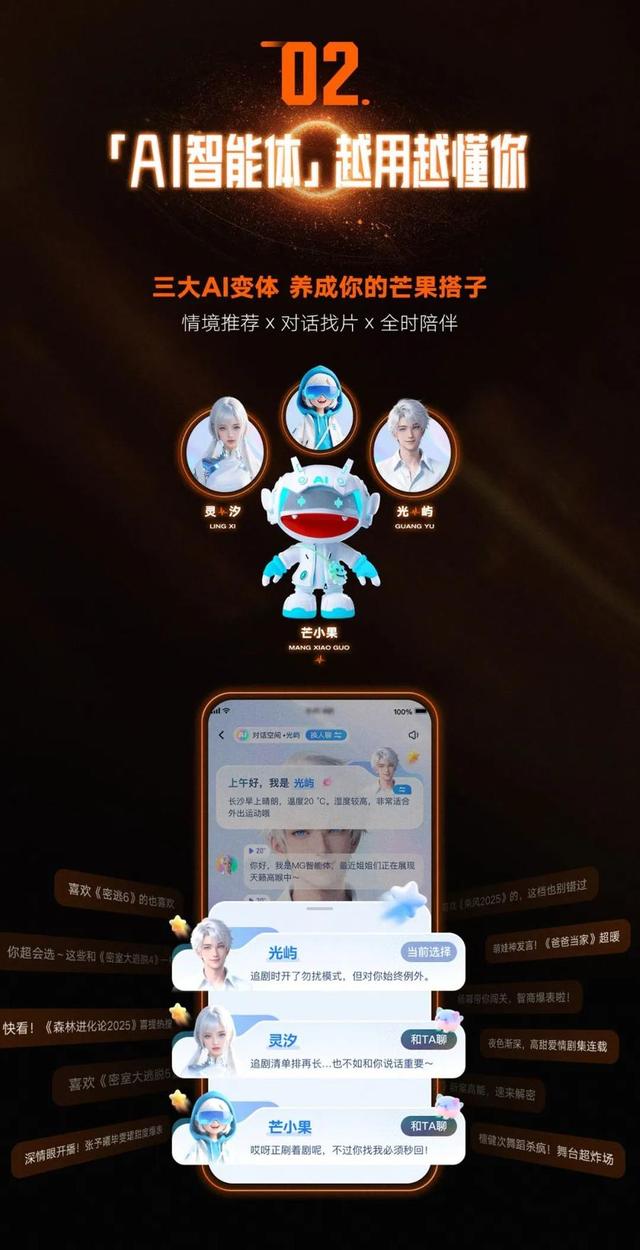 视听资讯｜芒果TV APP全AI化焕新，与热爱即刻相见