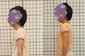 请看，“坐不正”“站不直”的孩子有了新变化图片