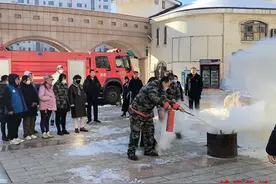 博山区山头街道：应急演练筑牢社区“防火墙”图片