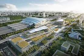 泰州高铁南站效果图出炉！泰州？上海，1.5小时直达图片