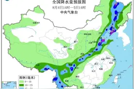 沈阳今夜至明晨有暴雨，局部大暴雨！下周初仍有降雨图片