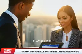 和远气体：与湖北聚势投资发展有限公司和杨涛签订附条件生效的股份认购协议视频封面