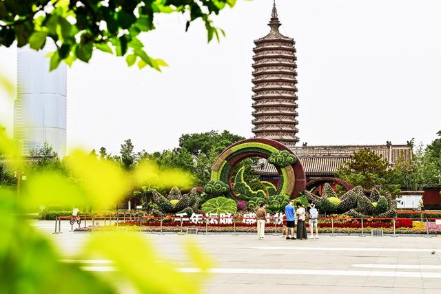 大运河文化旅游景区主题景观亮相