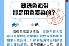 翠绿色海带都是用色素染的吗？图片
